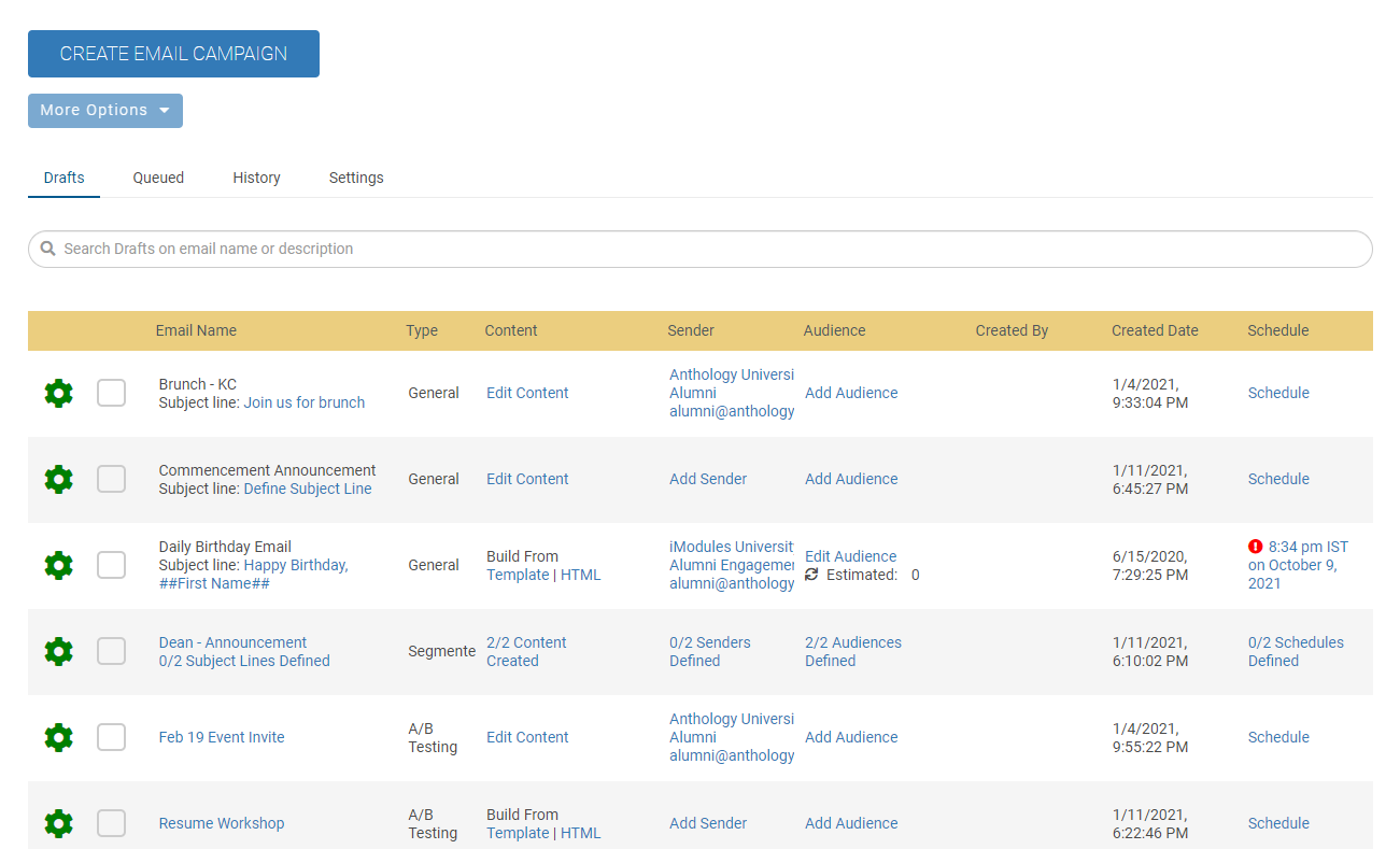 Email Marketing Platform Architecture